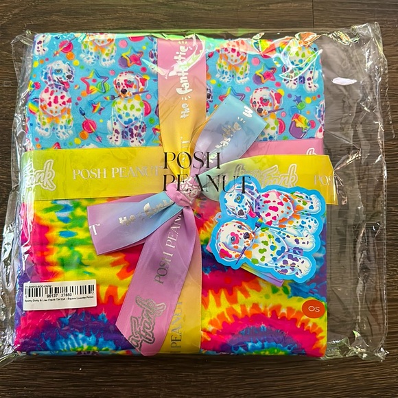 •NEW•Posh Peanut Peanut | Lisa Frank®️Spotty Dotty Tie Dye Luxette Patoo™️ - Picture 2 of 8